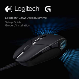 Logitech G302 Daedalus Prime MOBA Gaming Mouse Guide d'installation