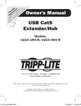 Tripp Lite U224-1R4-R /U224-4R4-R Extender Hub Le manuel du propriétaire