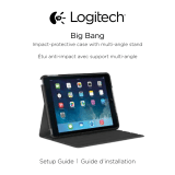 Logitech Big Bang Impact-protective thin and light case for iPad Air 2 Guide d'installation