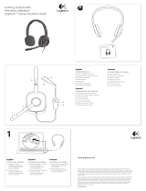 Logitech Stereo Headset H250 Guide de démarrage rapide
