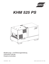 ESAB KHM 525 PS Manuel utilisateur