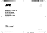 JVC KD-X130 Le manuel du propriétaire