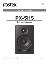 Fostex PX-5HS Le manuel du propriétaire