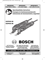 Bosch GOP40-30C Manuel utilisateur