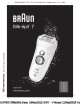 Braun 7-521,  7-527,  7-531,  7-561,  Silk-épil 7 Manuel utilisateur