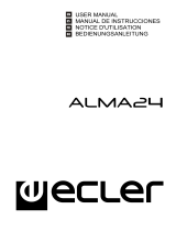 Ecler ALMA24 Manuel utilisateur