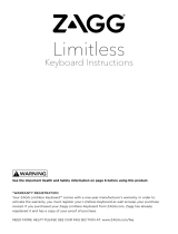 Zagg Limitless Universal Keyboard Le manuel du propriétaire