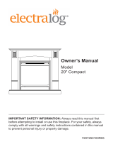 Electralog Fireplace Compact Le manuel du propriétaire
