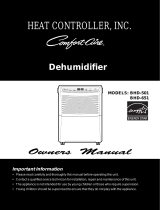 Heat Controller Comfort-Aire BHD-651 Le manuel du propriétaire