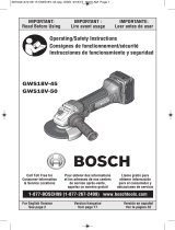 Bosch GWS18V-50 Le manuel du propriétaire