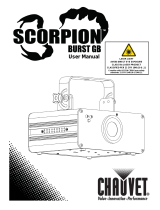 CHAUVET DJ Scorpion BURST GB Manuel utilisateur