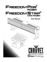 Chauvet Freedom Strip Mini RGBA Manuel utilisateur