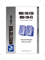 Westermo MDI-110-F3G Mode d'emploi