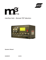 ESAB M3® Plasma Interface Hub - Remote TDF Selection Manuel utilisateur