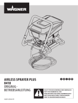 WAGNER Airless Sprayer Plus 0418 Operating Instructions Manual