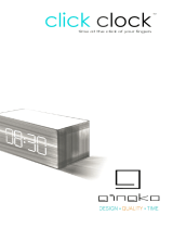 Gingko Cube Click Clock Le manuel du propriétaire