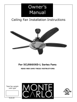 Monte Carlo Fan Company 5CLR66XXD-L Series Le manuel du propriétaire