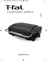 T-Fal Balanced Living Double Curved Grill Manuel utilisateur