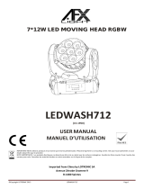 afx light LEDWASH712 Manuel utilisateur