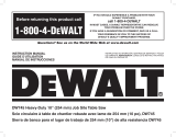 DeWalt DW745 Manuel utilisateur