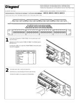 Legrand 24-Port / 48-Port 1U/2U Rack-mount Cat 5e / Cat 6 Patch Panel - 24845C5E / 48845C5E / 24845CC6 / 48845CC6 Guide d'installation
