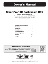 Tripp Lite SMART5000RT3U SmartPro UPS Le manuel du propriétaire