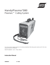 ESAB HandyPlasma®380 Plasmarc™ Cutting System Manuel utilisateur