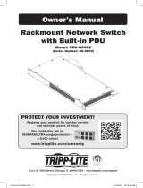 Tripp Lite (Model: NSU-G24C2) Rackmount Network Switch Le manuel du propriétaire
