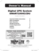 Tripp Lite Digital UPS System SMART1000LCDU Le manuel du propriétaire