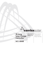 Samlexpower SCC-30AB Le manuel du propriétaire