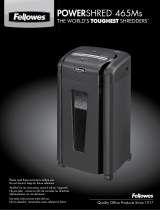 Fellowes 465MS Le manuel du propriétaire