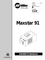 Miller MAXSTAR 91 Le manuel du propriétaire