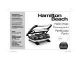 Hamilton Beach Panini Press Manuel utilisateur