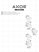 Axor 36708181 Rough, Thermostatic Module 15" x 5" for 3 Functions Guide d'installation