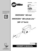 Miller DIVERSION 165 (WP-17 TORCH) Le manuel du propriétaire