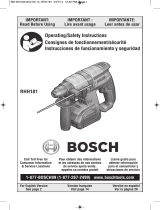 Bosch RHH181 Manuel utilisateur