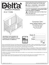 Delta Children Oberon 4-in-1 Crib Assembly Instructions