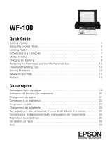 Epson WorkForce WF-100 Guide de démarrage rapide
