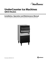 Manitowoc Ice QM30 Undercounter Guide d'installation