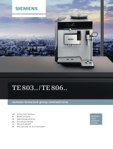 Siemens TE803M09GB Manuel utilisateur