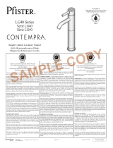 Pfister LG40-NB00 Guide d'installation