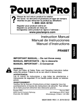 Poulan Pro PR48BT Le manuel du propriétaire