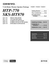 ONKYO SKS-HT870 Le manuel du propriétaire