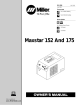 Miller Electric Maxstar 175 Le manuel du propriétaire