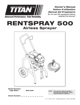 Titan Rent Spray 500 Le manuel du propriétaire