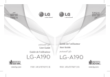 LG LGA190.AROMBK Manuel utilisateur