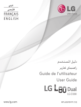 LG LGD380.AAREWH Manuel utilisateur