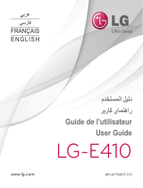 LG LGE410.ASEAWH Manuel utilisateur