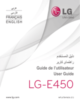 LG LGE450.AAGRPK Manuel utilisateur