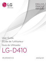 LG D410 Manuel utilisateur